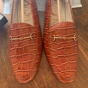 Sam Edelman Loraine croc loafers - color Brown - never worn